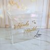 Akrylowe pudełko na koperty z personalizacją