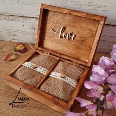 Rustykalne pudełko na...