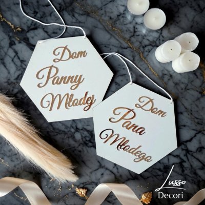 Tabliczka Dom Panny Młodej...