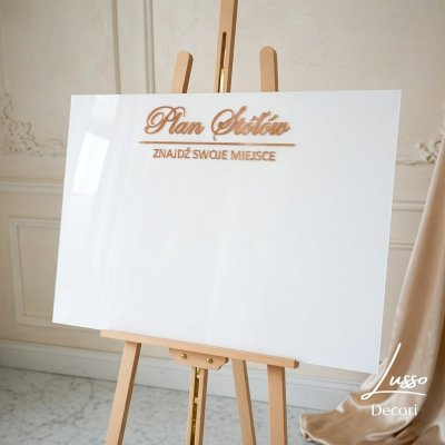 Tablica Plan stołów plexi...