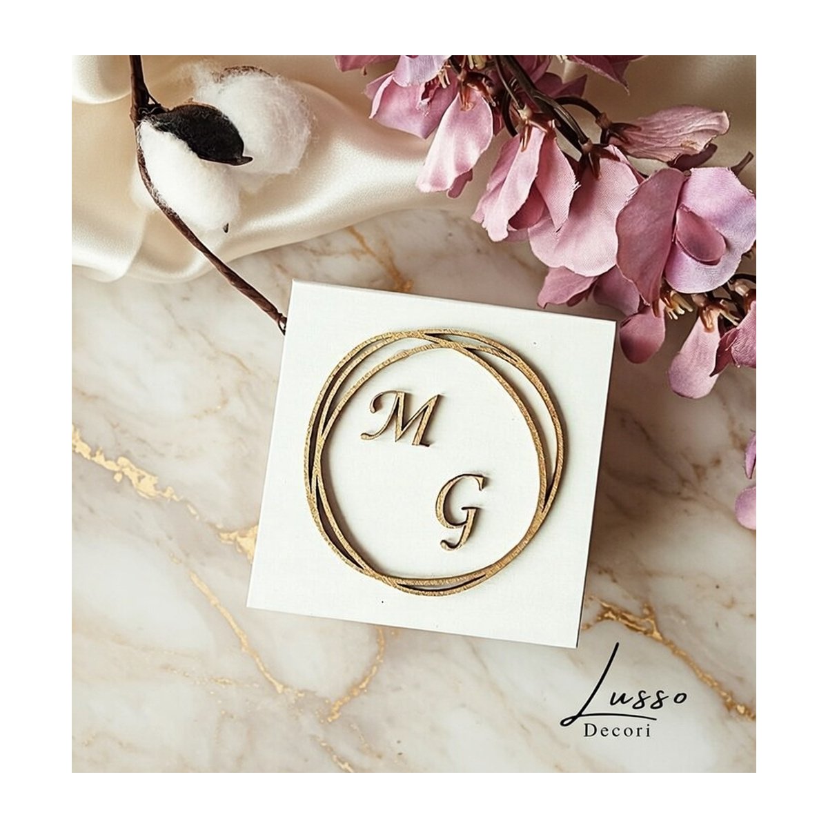 Pudełko na obrączki na ślub w stylu boho