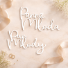 Drewniana zawieszka na krzesła Panna Młoda Pan Młody na ceremonię ślubną