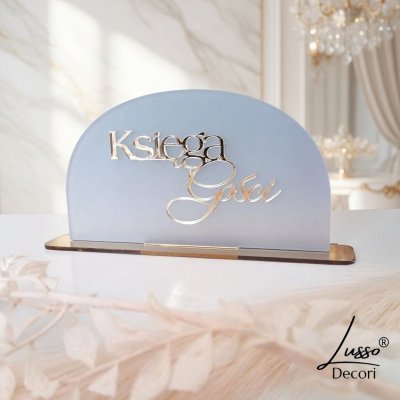 Stojąca tabliczka Księga Gości