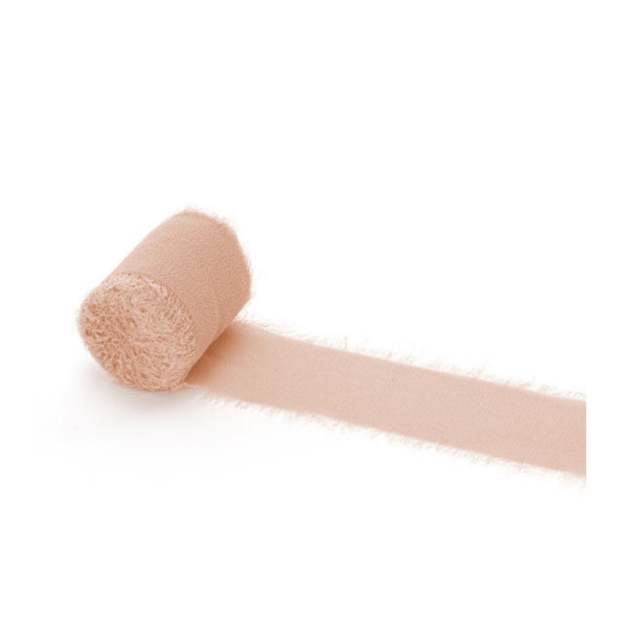 wstążka szyfonowa łososiowy róż 4 cm x 5 m dekoracja ślubna i przyjęcia