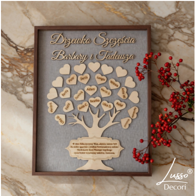 Drzewko szczęścia w ramie z...