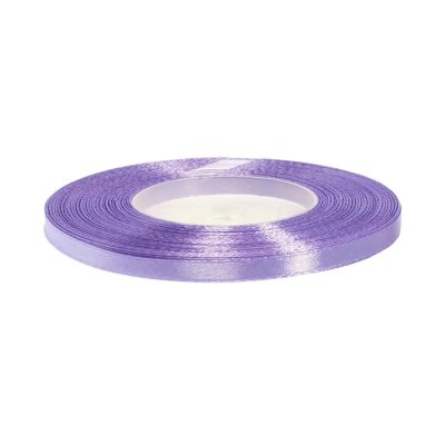 Wstążka satynowa 6 mm x 32 m w kolorze ciemny lawendowy (Dark Lavender)