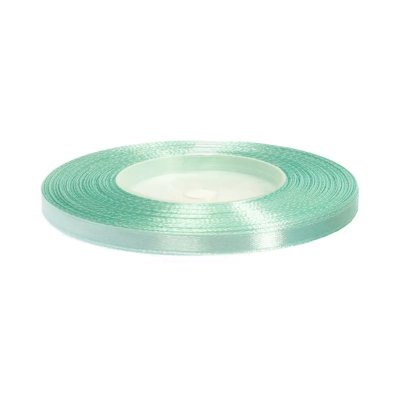 Wstążka satynowa 6 mm x 32 m Miętowy (Pastelowa Mięta)