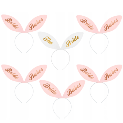 Różowe opaski Bride Squad –...