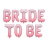 Girlanda balonowa Bride to Be w różowym ombre na wieczór panieński