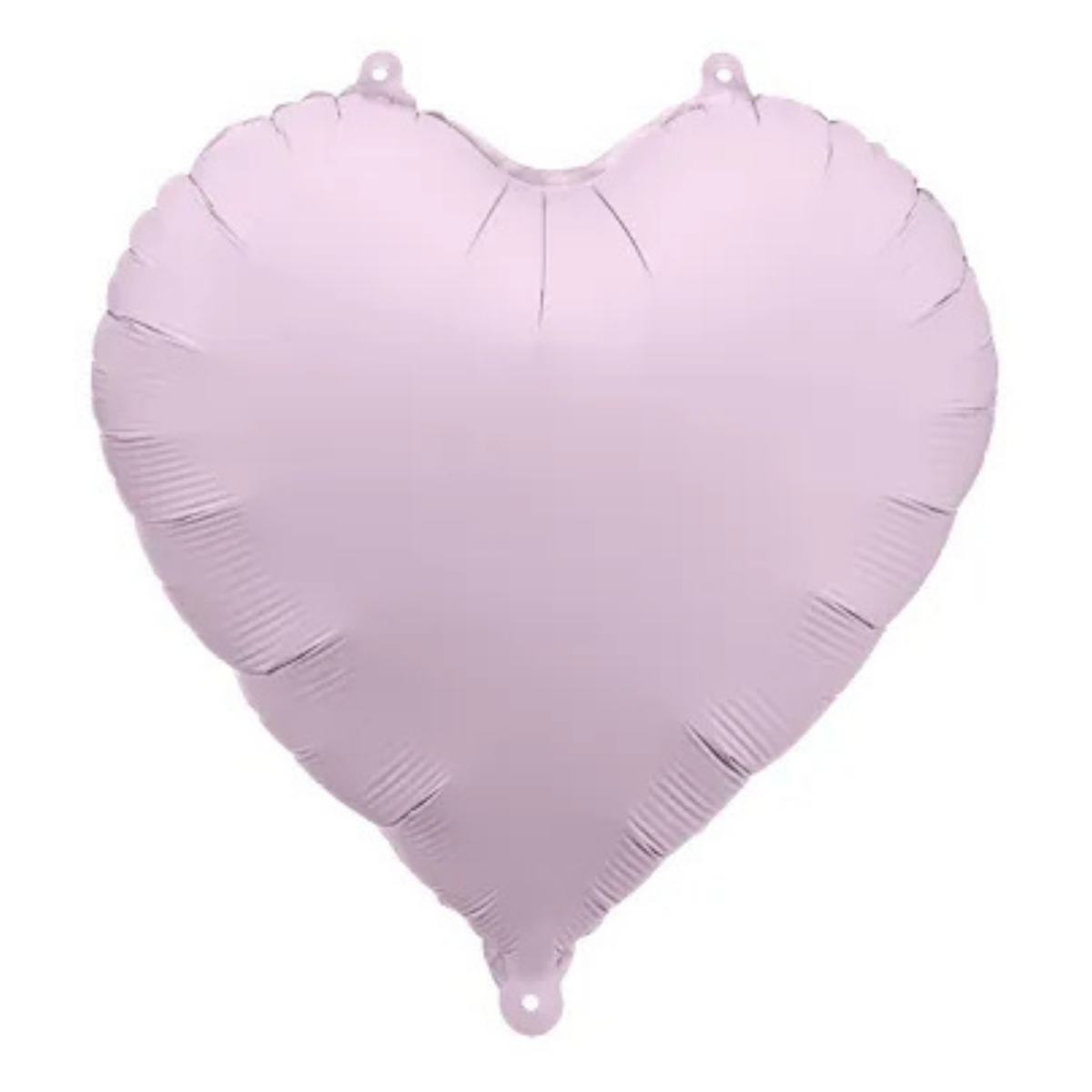 Fioletowy matowy balon foliowy w kształcie serca 45 cm