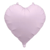 Fioletowy matowy balon foliowy w kształcie serca 45 cm