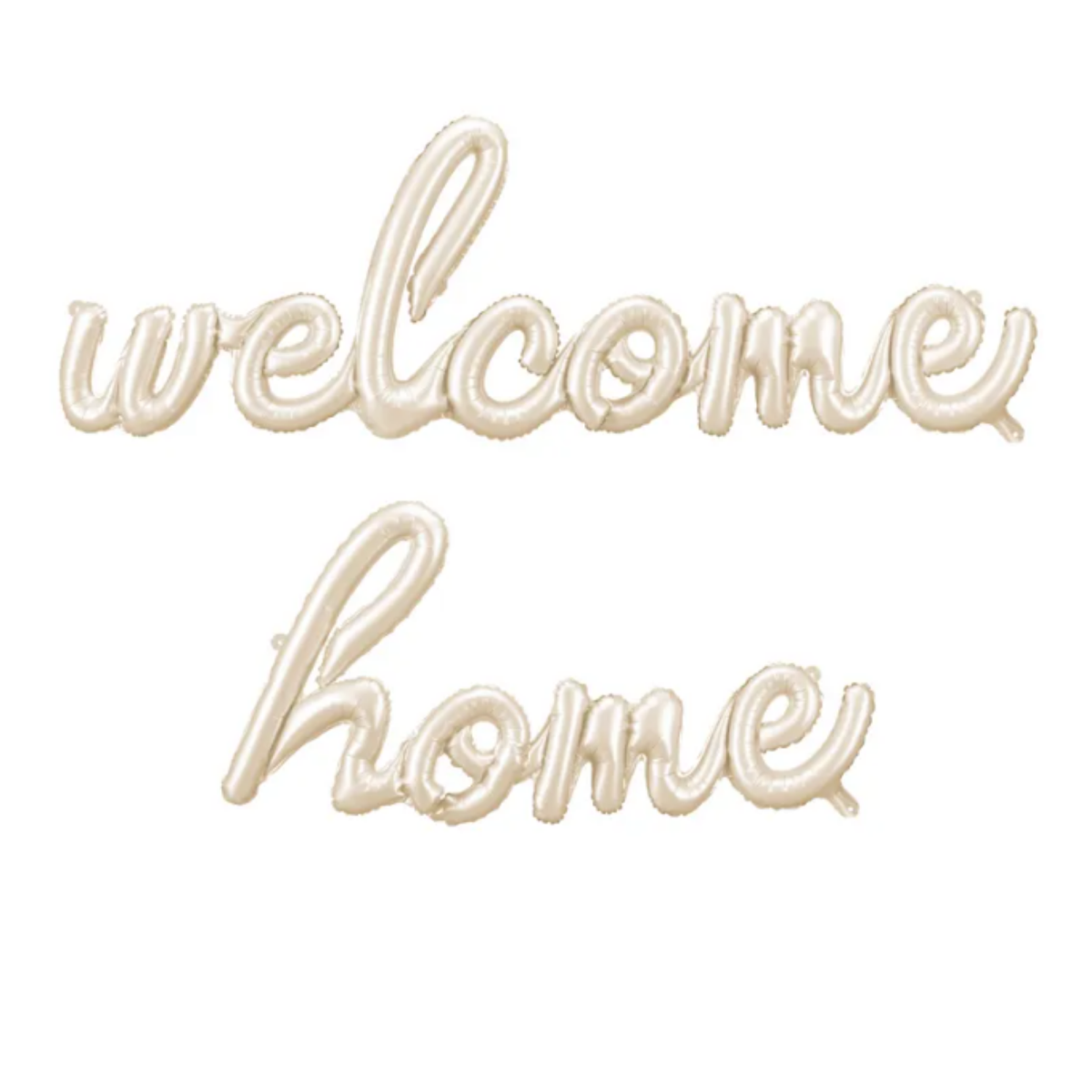 Balon foliowy Welcome Home cappuccino 335 × 71 cm na Baby Shower