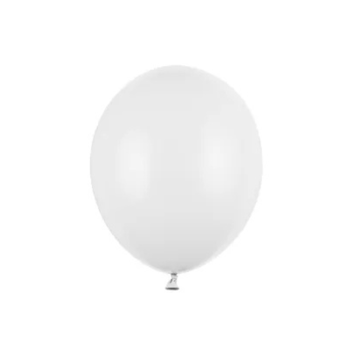 białe balony lateksowe pastelowe 12 cm