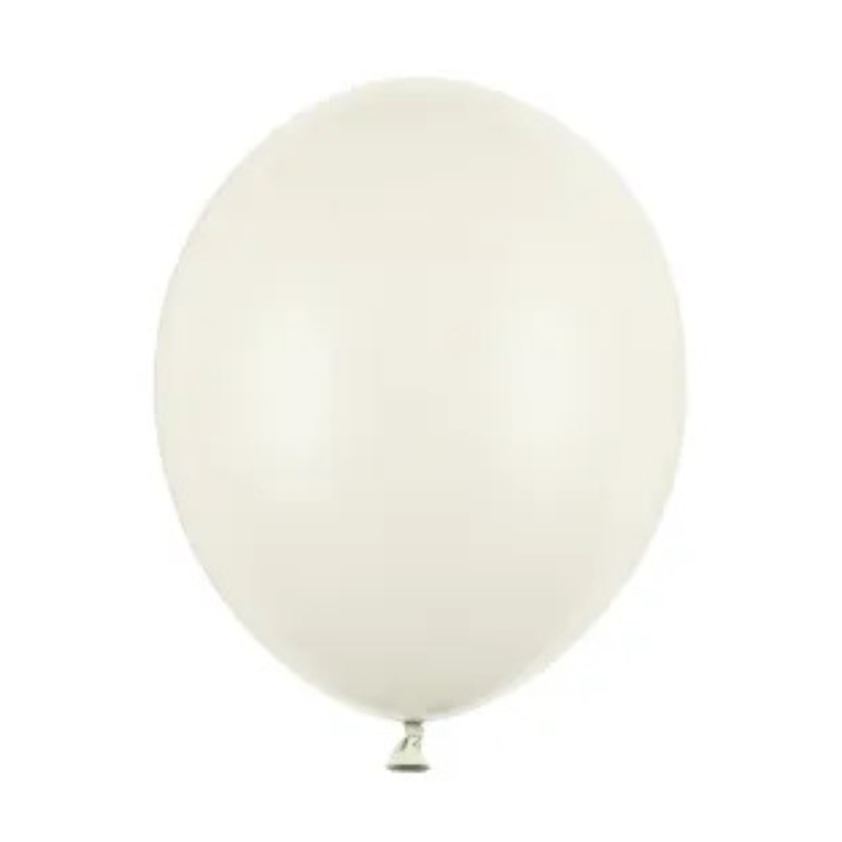 kremowe balony lateksowe pastelowe 12 cm