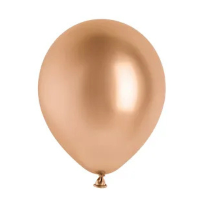 Balony Glossy różowe złoto 12 cm – opakowanie 50 sztuk