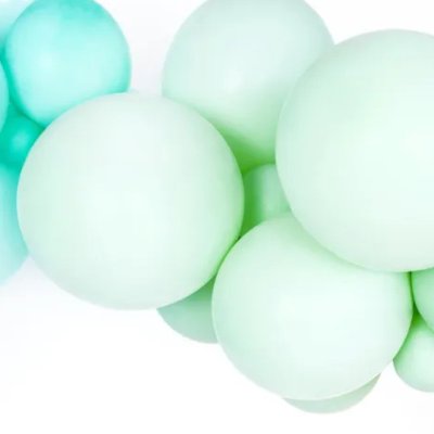 Pistacjowe balony dekoracyjne do girland i kompozycji balonowych