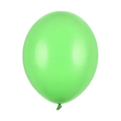 Pastelowe balony jasnozielone 12 cm – opakowanie 100 sztuk