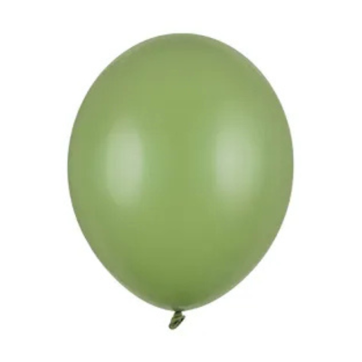 Balony lateksowe pastelowa zieleń rozmarynowa 12 cm, 100 sztuk