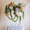 Pastelowe zielone balony do girland w stylu boho i rustykalnym