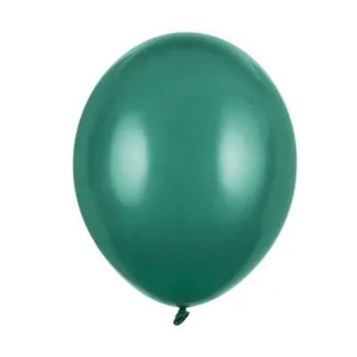 Balony lateksowe pastelowa butelkowa zieleń 12 cm, 100 sztuk