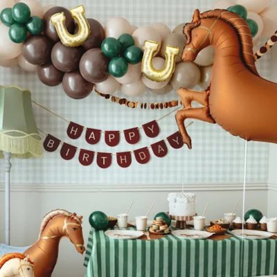 Małe ciemnozielone balony do girland i kompozycji dekoracyjnych
