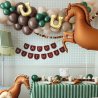 Małe ciemnozielone balony do girland i kompozycji dekoracyjnych