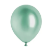 Błyszczące balony lateksowe butelkowa zieleń 12 cm, 50 sztuk