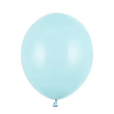 Balony lateksowe pastelowy jasny błękit 12 cm, 100 sztuk