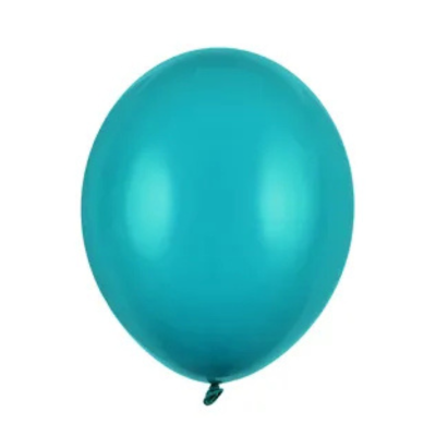 Balony lateksowe pastelowe Lagoon Blue 12 cm – opakowanie 100 sztuk