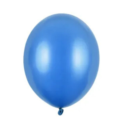 Błękitne balony z połyskiem do dekoracji urodzinowych i weselnych