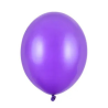 Metaliczne balony lateksowe fioletowe 12 cm – opakowanie 100 sztuk