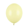 Balony 12cm, 5' Pastel Light Yellow 100szt