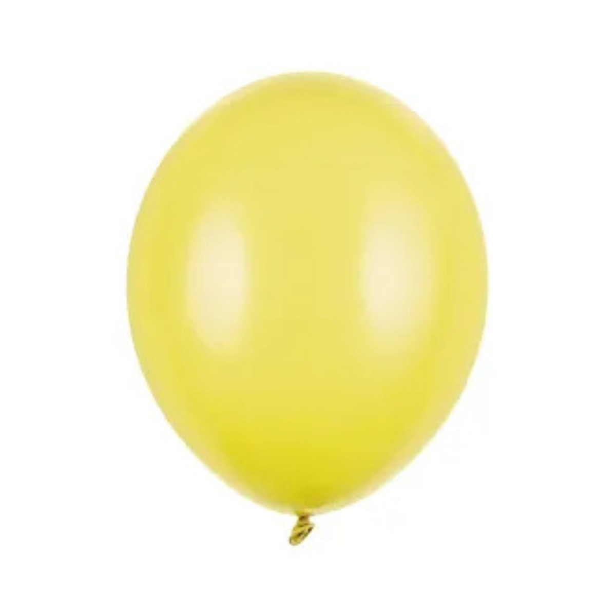 Pastelowe balony w odcieniu Honey Yellow na letnie przyjęcia w stylu włoskim