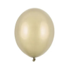 Metaliczne balony lateksowe w odcieniu Cold Gold 12cm na dekorację ścianki
