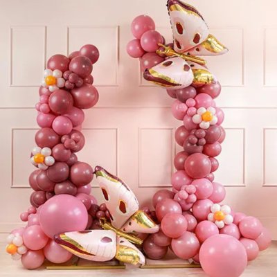Balony Pastel Wild Rose do dekoracji wesel, wieczorów panieńskich i sesji zdjęciowych
