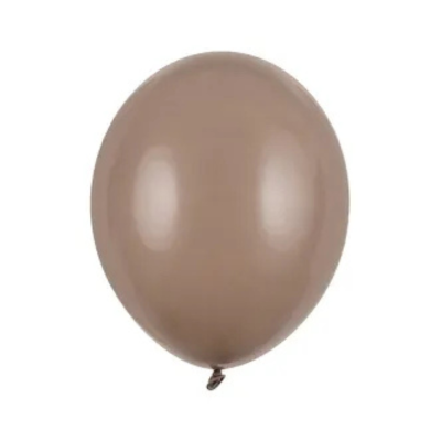 Balony w kawowym odcieniu cappuccino – opakowanie 100 sztuk