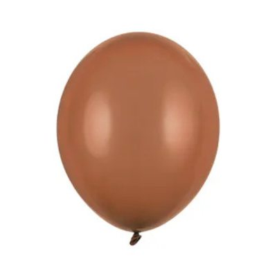 Balony w kawowym odcieniu mocca – opakowanie 100 sztuk