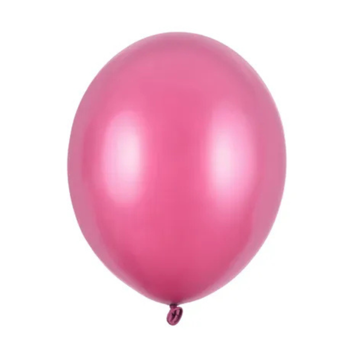 Balony metaliczne hot pink 30 cm – 10 szt. | Lusso Decori