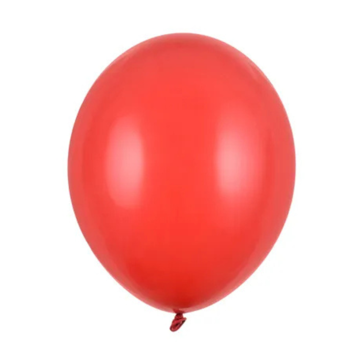 Czerwone balony pastelowe 30 cm – opakowanie 10 sztuk